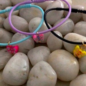 Charm collector/ Dainty Butterfly Bracelet